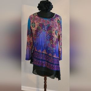 Beautiful Multi Color High-Low Top